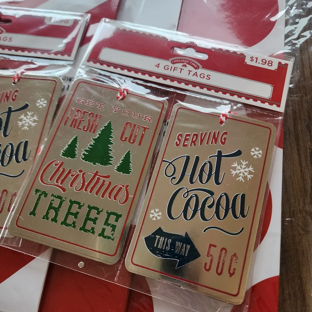 Holiday Gift Bags And Tags